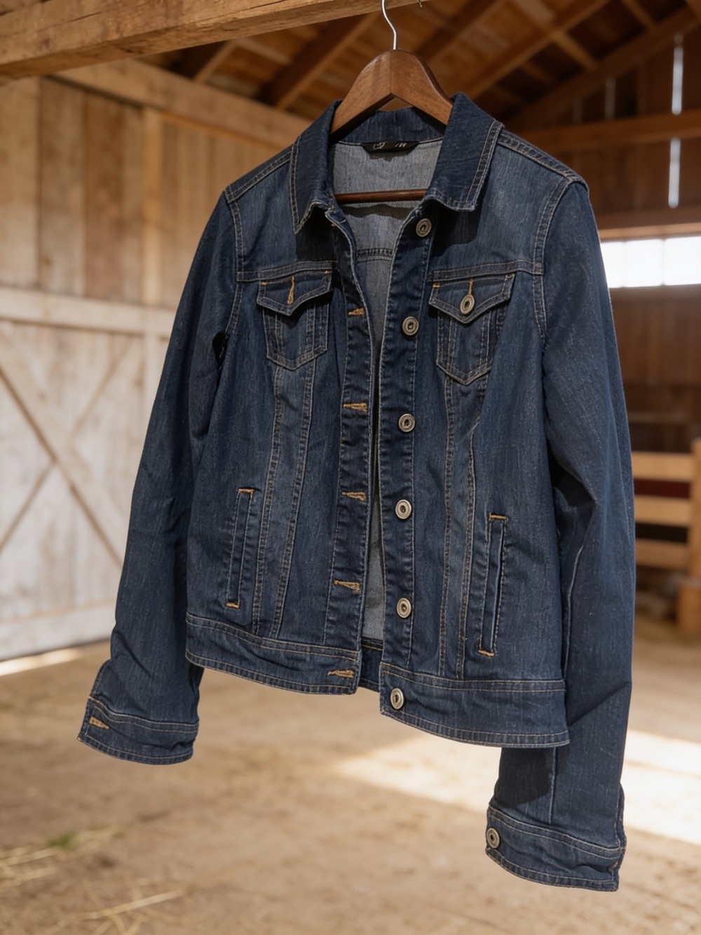 Baccini Indigo Blue Denim Jacket